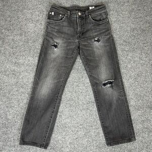Edwin‎ Slim Jeans Mens 28x24 Black ED32 Distressed Japan Stretch Denim Adult​